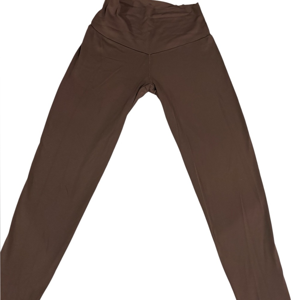 Aerie Offline High-Rise Brown Leggings Size Medium Short